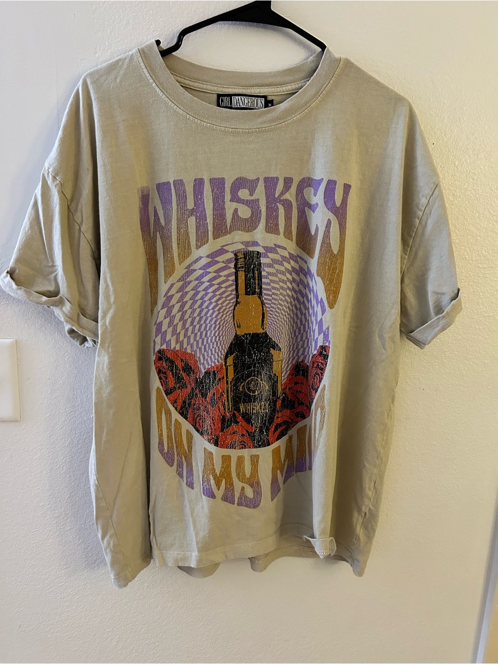 Anthropologie Girl Dangerous  'Whiskey on My Mind' Short Sleeve Graphic Tee